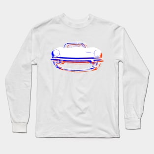 Triumph Spitfire British classic car monoblock red white blue Long Sleeve T-Shirt